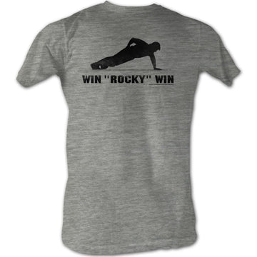 Rocky Mens S/S T-Shirt - Win More - Heather Gray Heather