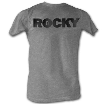 Rocky Mens S/S T-Shirt - Rocky Logo - Heather Gray Heather