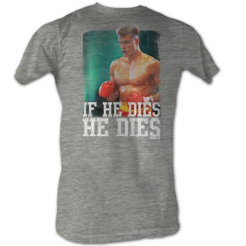 Rocky Mens S/S T-Shirt - Dies Distressed - Heather Graphite Heather