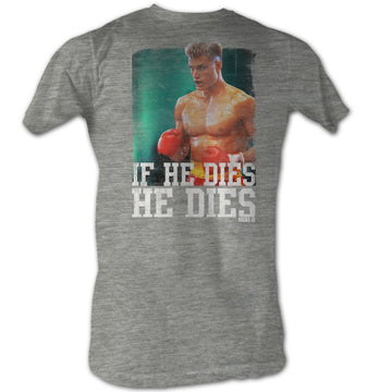 Rocky Mens S/S T-Shirt - Dies Distressed - Heather Graphite Heather