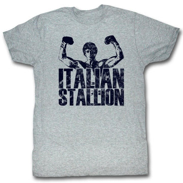 Rocky Mens S/S T-Shirt - Classic Stallion - Heather Gray Heather
