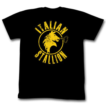 Rocky Mens S/S T-Shirt - Black Stallion - Solid Black