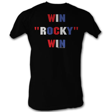 Rocky Mens S/S T-Shirt - Winning - Solid Black