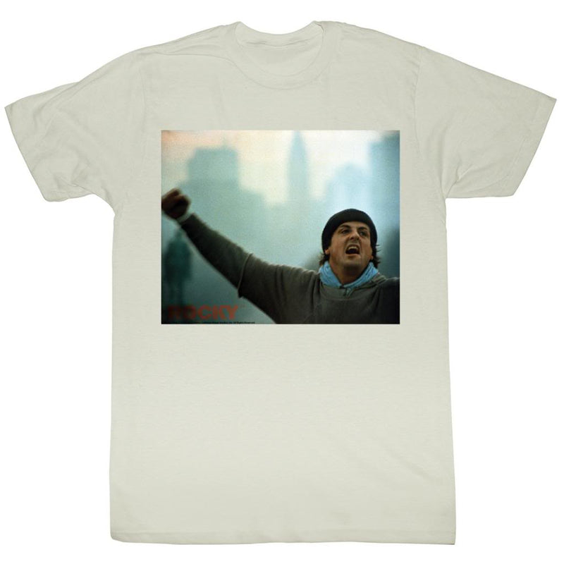 Rocky Mens S/S T-Shirt - Rky For The Indie Kids - Solid Natural