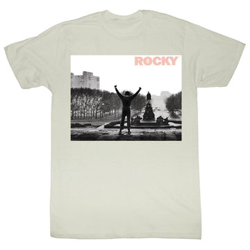 Rocky Mens S/S T-Shirt - Rky For The Trendy Kids - Solid Natural