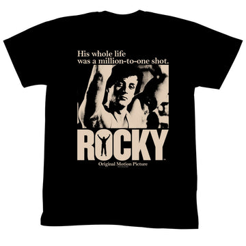 Rocky Mens S/S T-Shirt - Greased Lightning - Solid Black