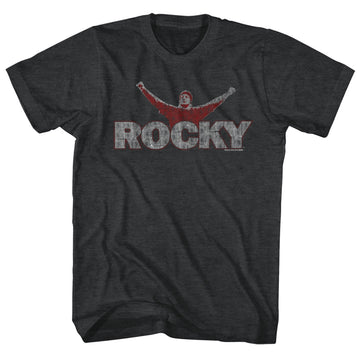 Rocky Mens S/S T-Shirt - It'S Rocky - Heather Black Heather