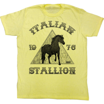 Rocky Mens S/S T-Shirt - Italian Stallion - Heather Yellow Heather