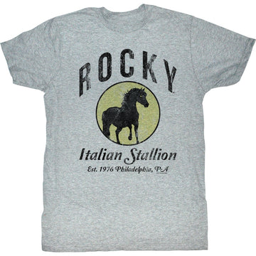 Rocky Mens S/S T-Shirt - Established 1967 - Heather Gray Heather