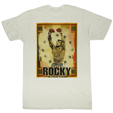 Rocky Mens S/S T-Shirt - Rocky - Solid Natural