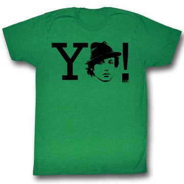 Rocky Mens S/S T-Shirt - Yo! - Solid Kelly