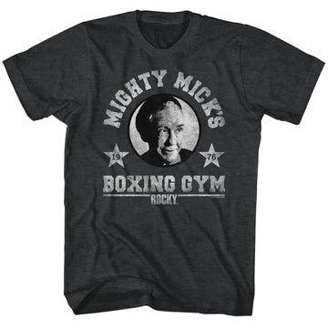 Rocky Mens S/S T-Shirt - Mighty Mick - Heather Black Heather