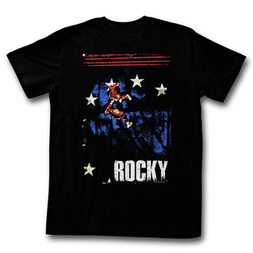 Rocky Mens S/S T-Shirt - Cool Shirt - Solid Black