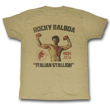 Rocky Mens S/S T-Shirt - Stallion - Heather Khaki Heather