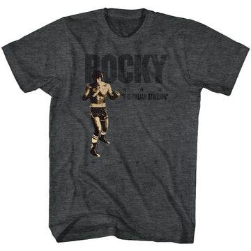 Rocky Mens S/S T-Shirt - Jab - Heather Black Heather