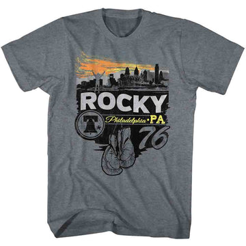 Rocky Mens S/S T-Shirt - Phillysteak - Heather Graphite Heather