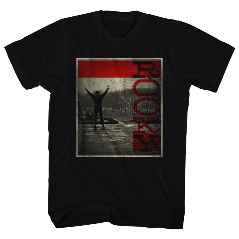 Rocky Mens S/S T-Shirt - Faded - Solid Black
