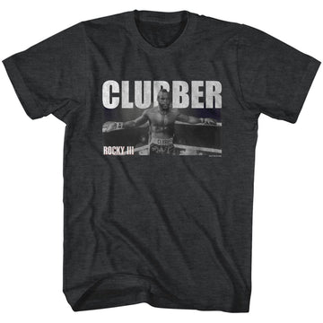 Rocky Mens S/S T-Shirt - Clubber - Heather Black Heather