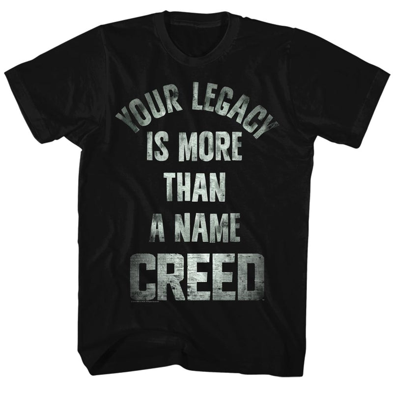 Rocky Mens S/S T-Shirt - Tagline - Solid Black