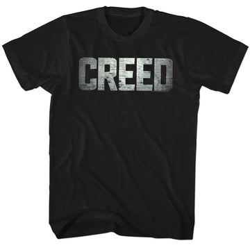 Rocky Mens S/S T-Shirt - Creed Logo - Solid Black