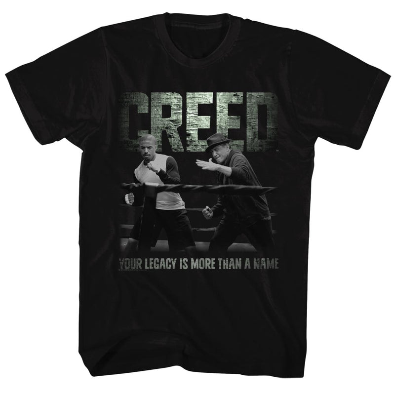 Rocky Mens S/S T-Shirt - Embrace The Legacy - Solid Black