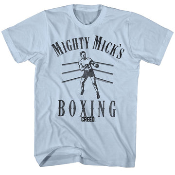 Rocky Mens S/S T-Shirt - Mick'S - Solid Light Blue