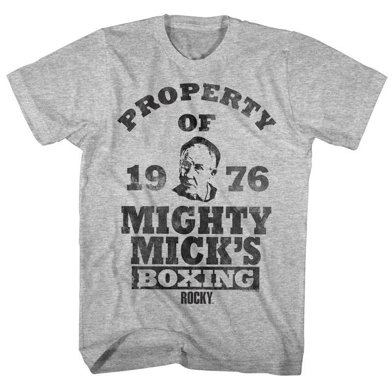 Rocky Mens S/S T-Shirt - Property Of - Heather Gray Heather