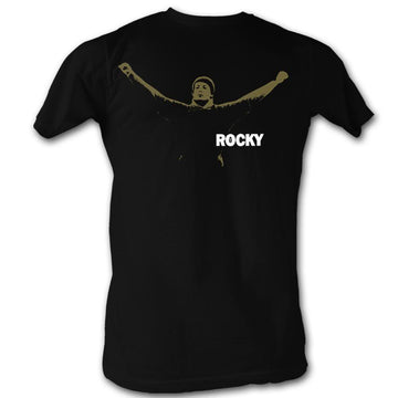 Rocky Mens S/S T-Shirt - Running - Solid Black