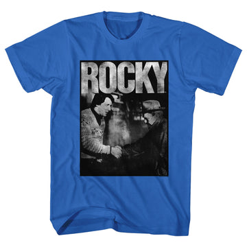Rocky Mens S/S T-Shirt - Handshake - Solid Royal