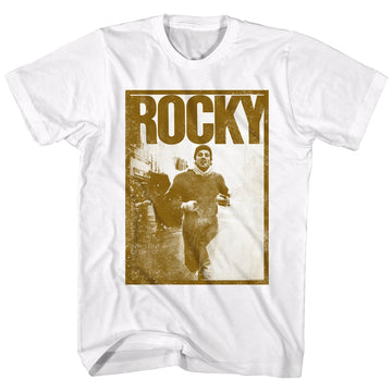 Rocky Mens S/S T-Shirt - Jogging - Solid White