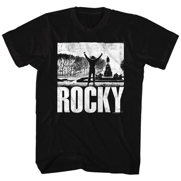 Rocky Mens S/S T-Shirt - Rocky B. - Solid Black