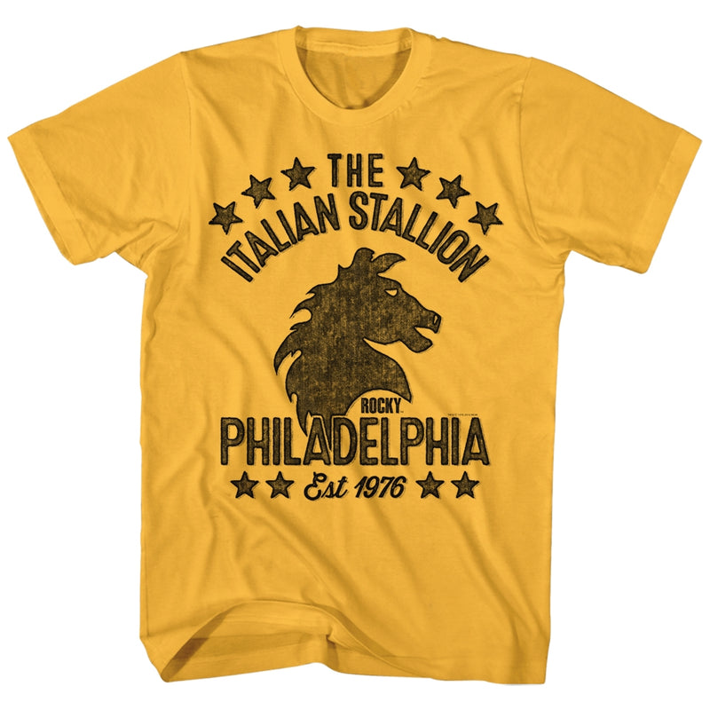 Rocky Mens S/S T-Shirt - Stallionish - Solid Ginger
