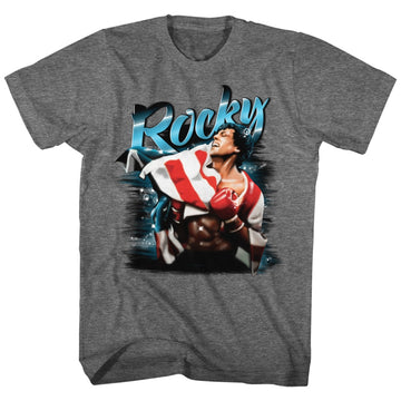 Rocky Mens S/S T-Shirt - Airbrush - Heather Graphite Heather
