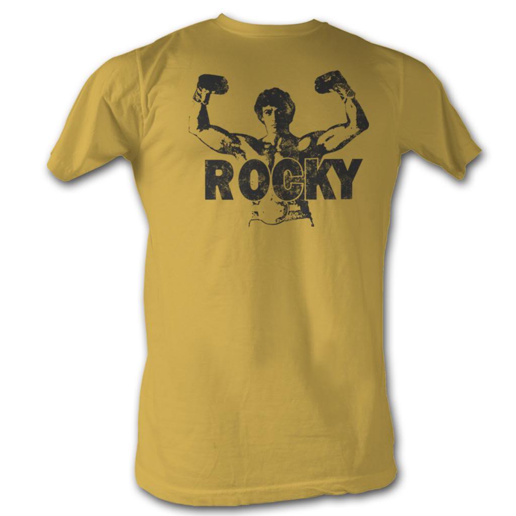 Rocky Mens S/S T-Shirt - Classic Rocky - Solid Ginger