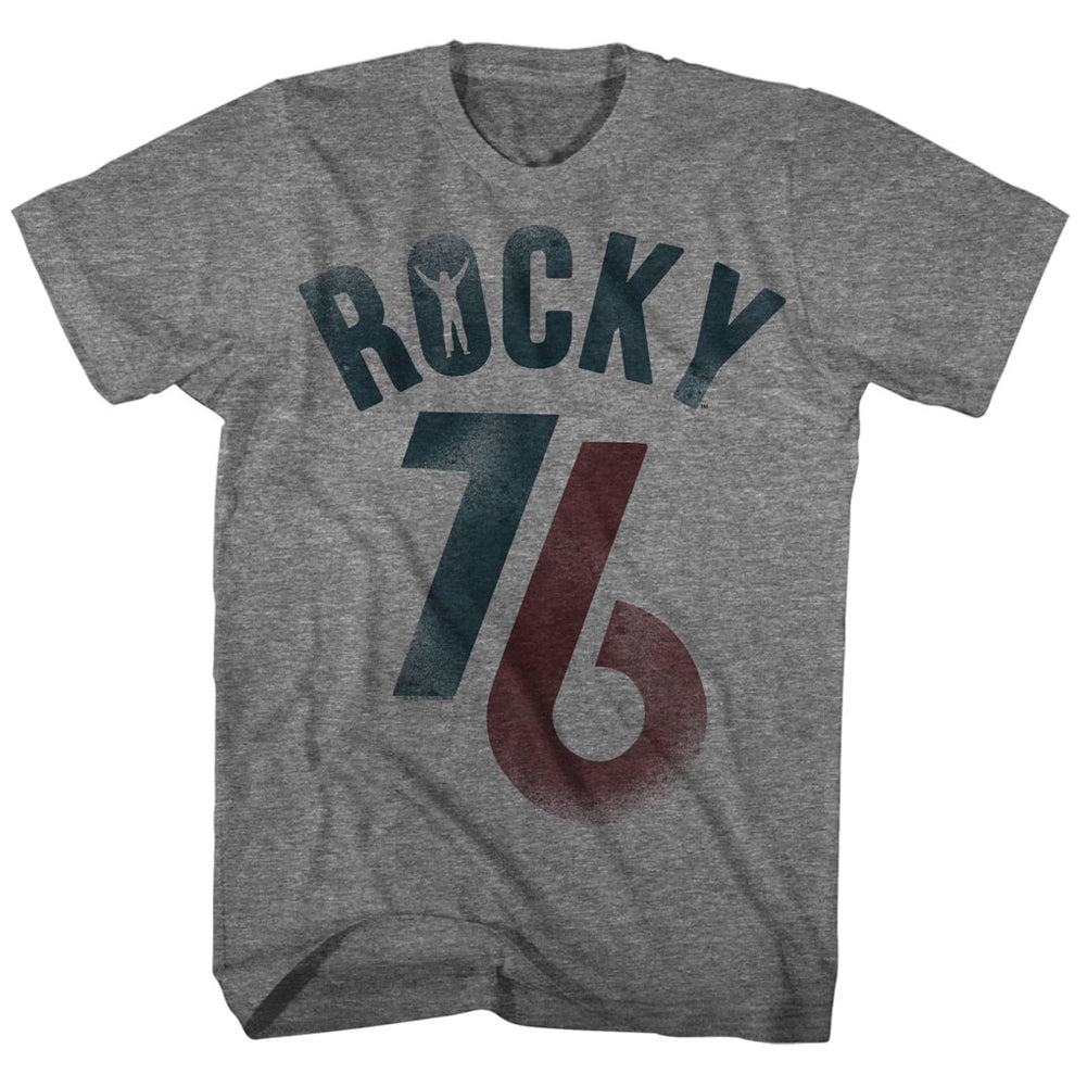 Rocky Mens S/S T-Shirt - Rocky76 - Heather Graphite Heather