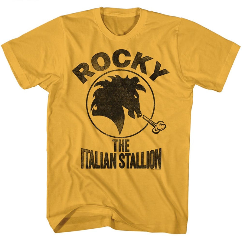 Rocky Mens S/S T-Shirt - Itallionstallion - Solid Ginger