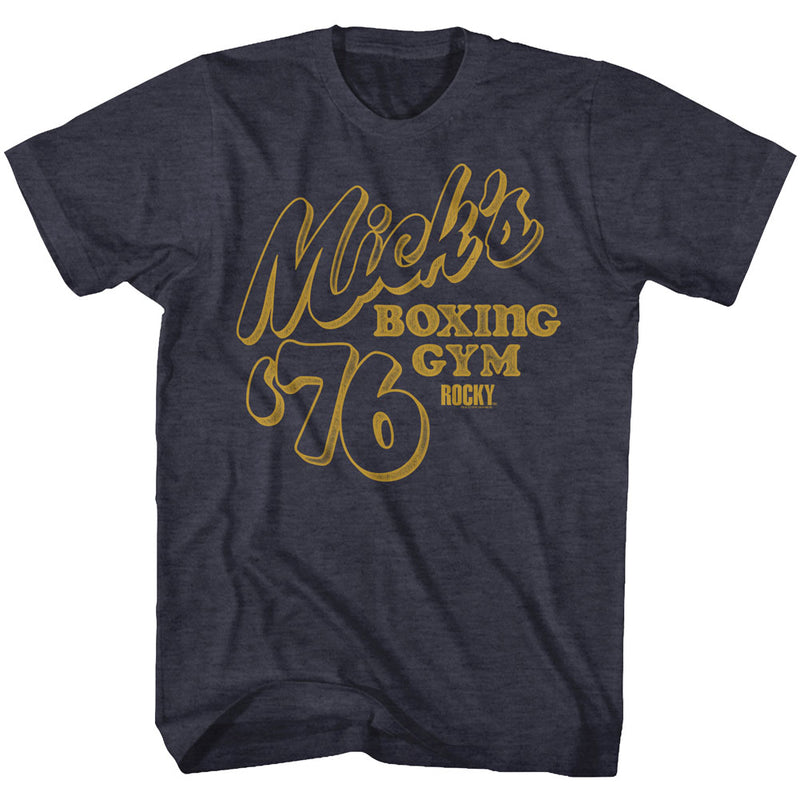 Rocky Mens S/S T-Shirt - Micks - Heather Navy Heather