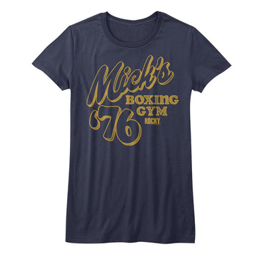 Rocky Girls Juniors S/S T-Shirt - Micks - Solid Navy