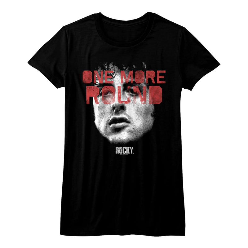 Rocky Girls Juniors S/S T-Shirt - One More Round - Solid Black