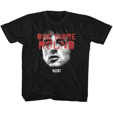 Rocky Toddler S/S T-Shirt - One More Round - Solid Black