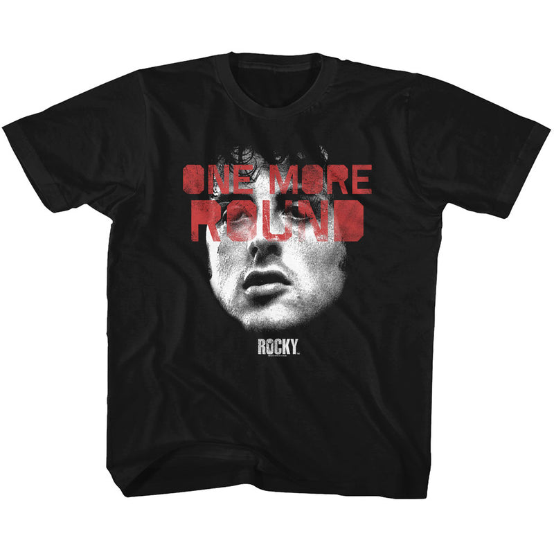 Rocky Youth S/S T-Shirt - One More Round - Solid Black