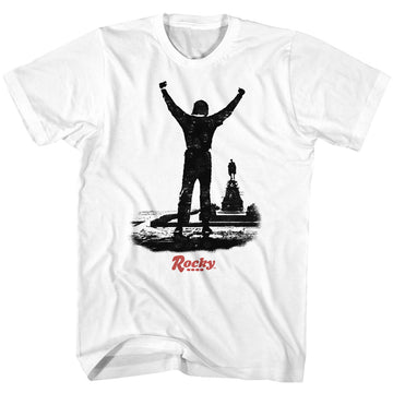 Rocky Mens S/S T-Shirt - Suttle Rocky - Solid White