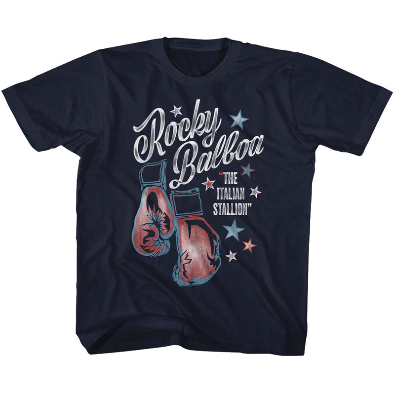 Rocky Toddler S/S T-Shirt - Rbstallion - Solid Navy