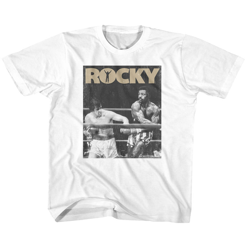 Rocky Toddler S/S T-Shirt - Rocky One - Solid White
