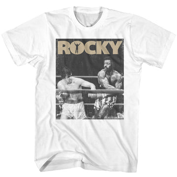 Rocky Mens S/S T-Shirt - Rocky One - Solid White