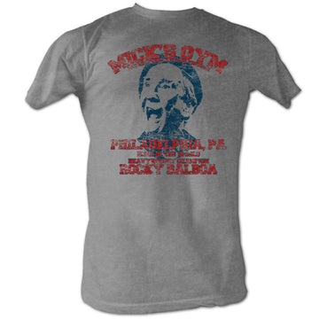 Rocky Mens S/S T-Shirt - Mick'S Gym - Heather Gray Heather