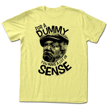 Redd Foxx Mens S/S T-Shirt - You Smart - Heather Yellow Heather