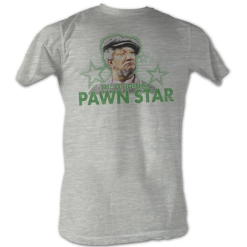 Redd Foxx Mens S/S T-Shirt - Pawn Star3 - Heather Gray Heather