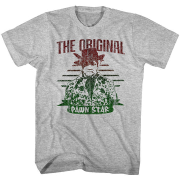 Redd Foxx Mens S/S T-Shirt - Original Fade - Heather Gray Heather