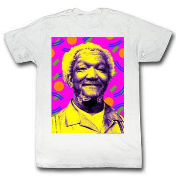 Redd Foxx Mens S/S T-Shirt - Zen Arcade - Solid White